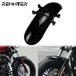 Gloss Black Motorcycle Front Fender Mudguard Guard Wheel Extension Cover Plastic For Harley Sportster XL Forty Eight 48 2010-15