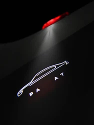 2pcs Led Car Door Welcome Light logo Projector Laser lamp Door light Puddle Lights Accessory For Passat B8L B7 passat b8 variant