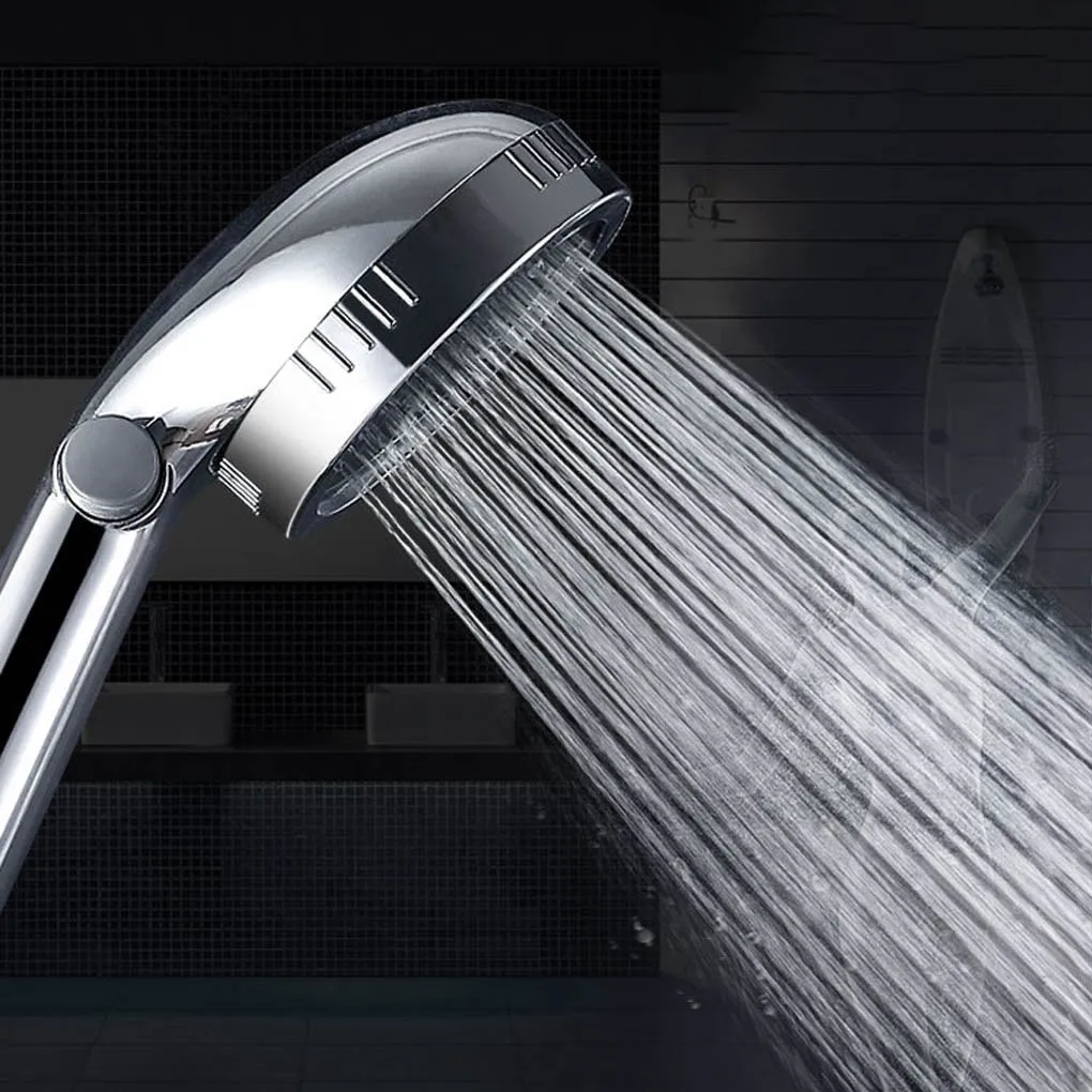 Bath Shower Universal Portable Handshower High Pressure Rain Shower Head Accessories For Bathroom Water Saving Adjustable Nozzle