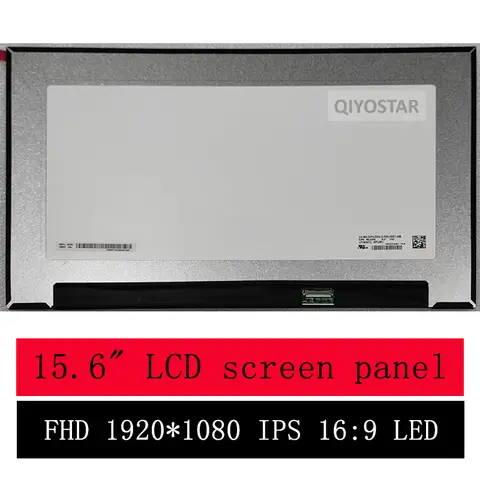 NV156FHM-N4H/N4V/N4M LP156WFC-(SP)(M2) B156HAN02.5 LM156LFDL02 N156HCA-E5A/E5B laptop lcd screen panel Display 1920*1080 FHD