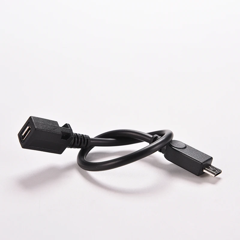 20cm M/F For Micro USB 2.0 Type B Male To Female Extension Cable Wire Extender Charging Cable Cord