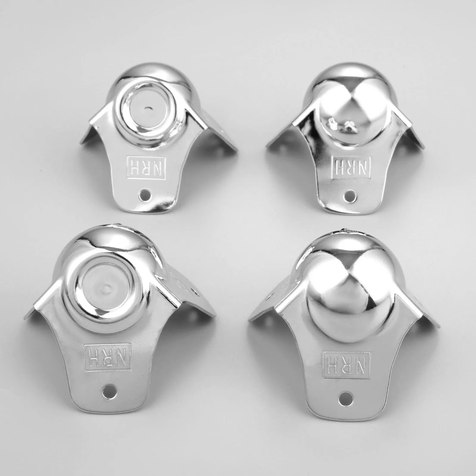 4ชิ้น/เซ็ตเหล็กโลหะมุม Ball Shape กระเป๋าเดินทาง Bracket Guard Protector เที่ยวบิน Air กระเป๋า58*52มมเฟอร์นิเจอร์กล่องตกแต่ง