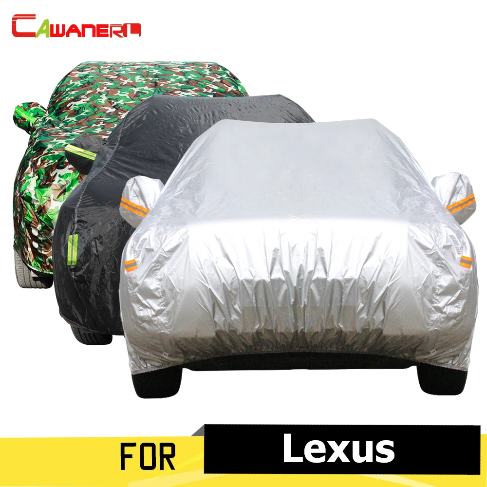 Cawanerl Car Cover Sun Snow Rain Protection Cover Sunshade For Lexus IS IS200 LS LS400 LS430 LS600hl LS460 LX LX570 LX470 LX450