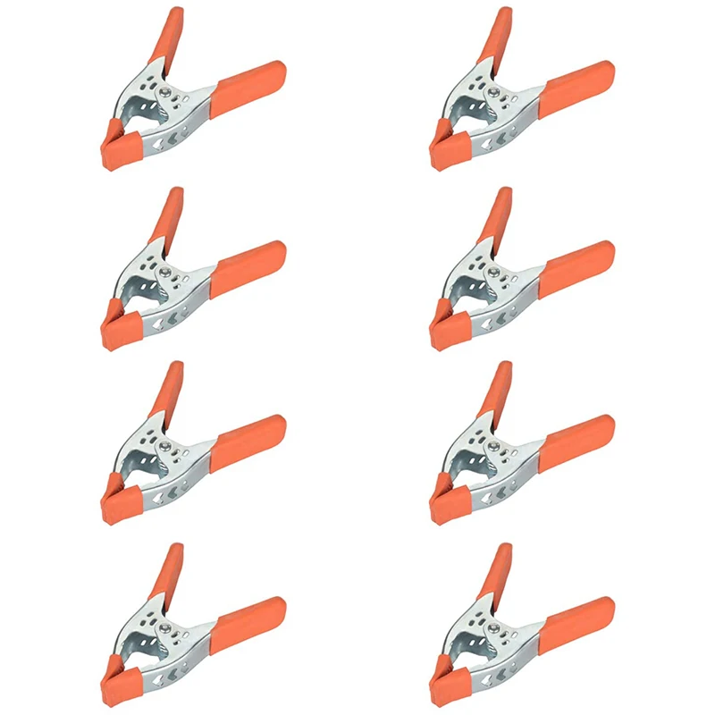 6 Polegada braçadeiras de mola de metal grandes clipes fortes aperto de aperto de mão clipe de mola laranja para fotografia móveis pônei industrial