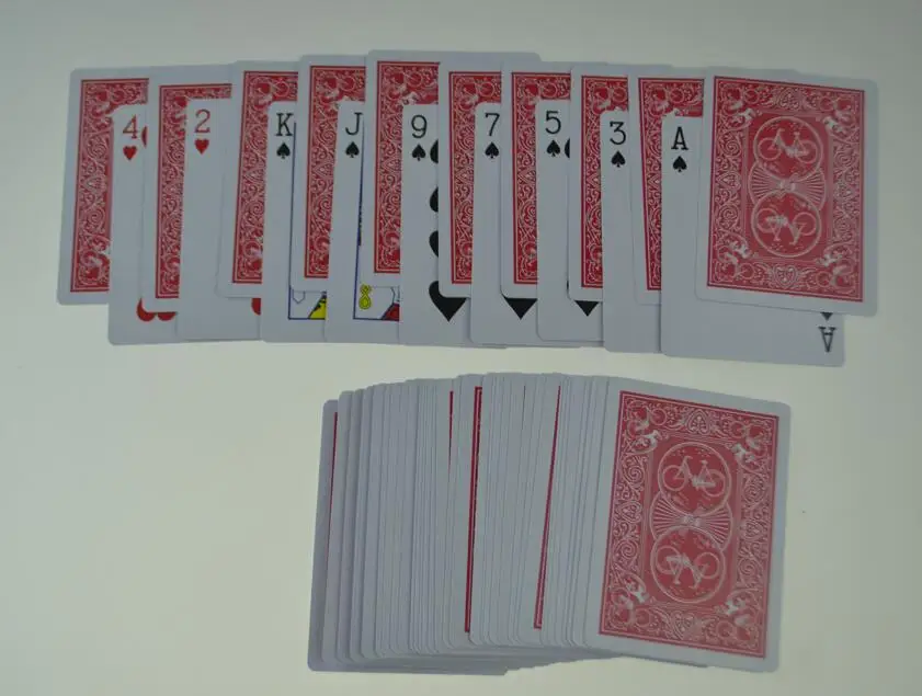 Marked Stripper Deck Playing Cards Poker Magic Tricks Close Up Street Illusion Gimmick Mentalism Kid Child Puzzle Toy Magia Card