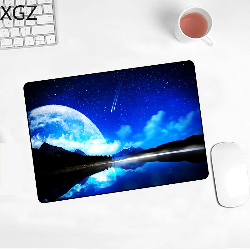 XGZ Pretty Small Planet Mousepad Game Player Mouse Pad  Computer Table Mouse Gaming Pc Keyboard 22x18cm Gamer Table Mat Mouse