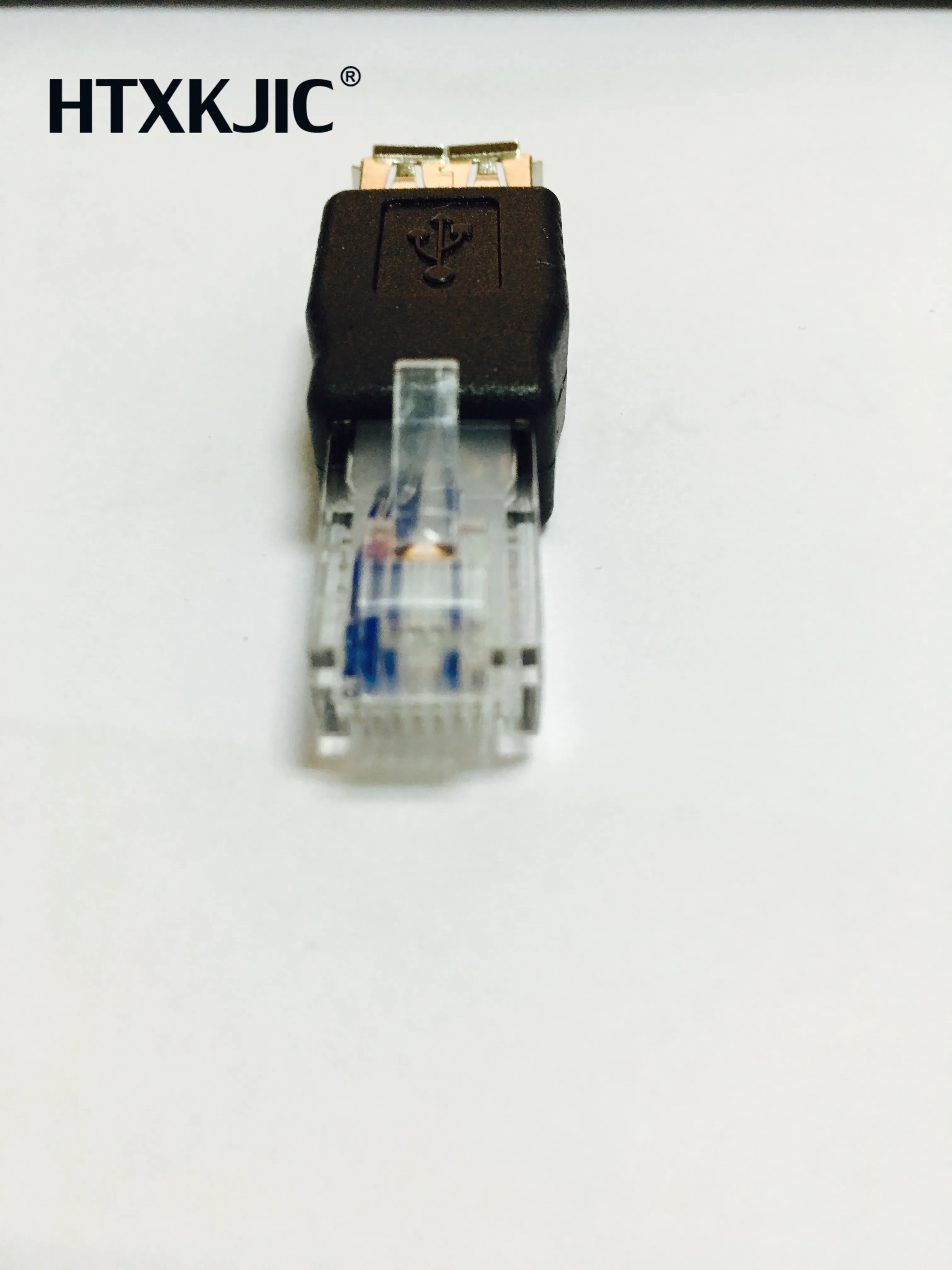 1PCS  USB Type A Female to Ethernet Internet RJ45 Male Network Converter Adapters Plug Socket