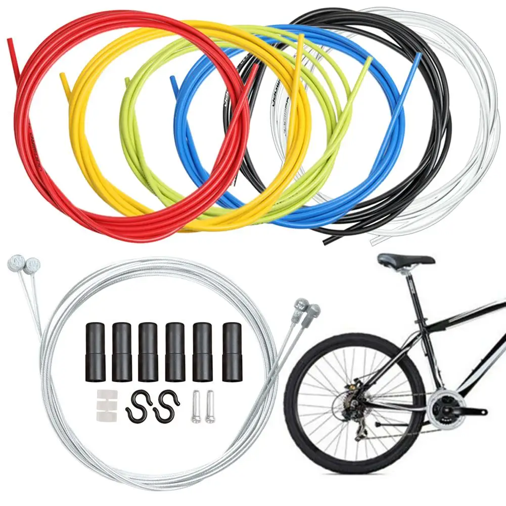 Cable de cambio de freno Universal para bicicleta de montaña, accesorio de tubo de alambre para bici de carretera