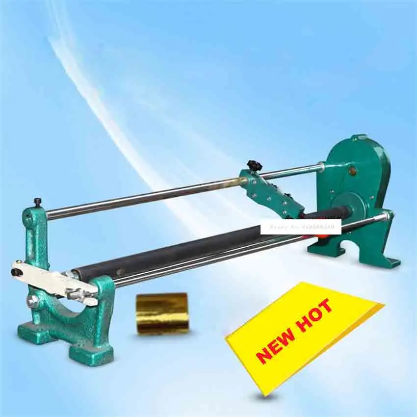 ZT-2 Manual Gold Foil Paper Cutting Machine 0-700mm Adjustable Aluminum Foil Gold Paper Cutting Machine Ribbon Slitting Hot Sale