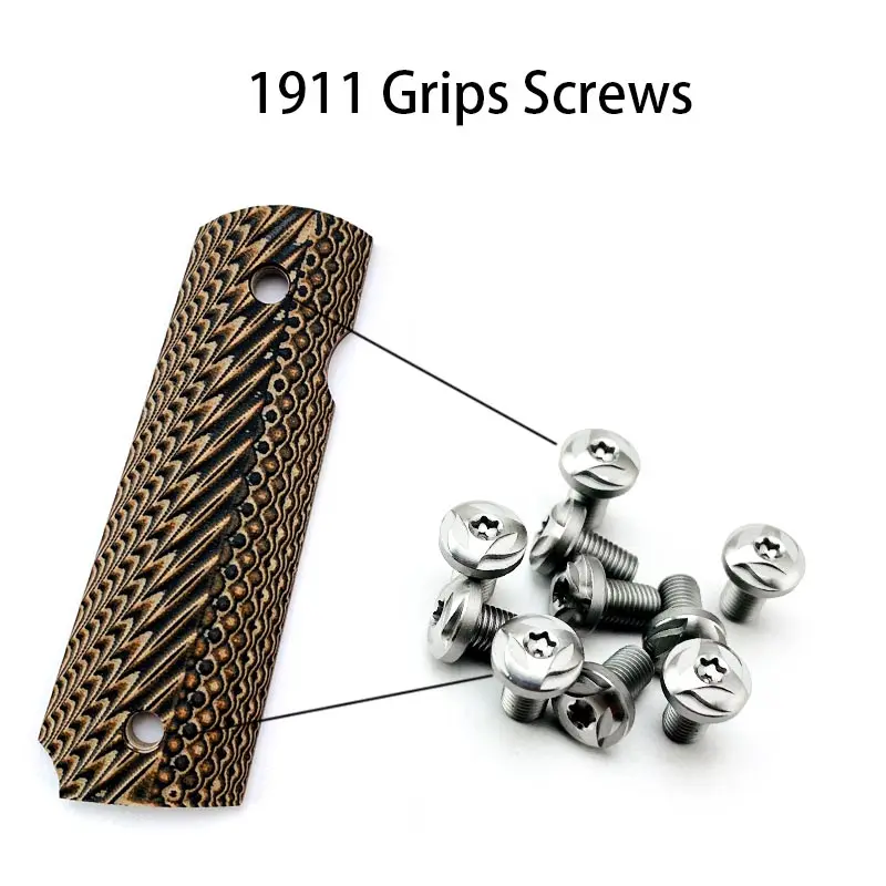 4 piezas de tornillos de agarre de acero inoxidable 1911, tornillo de ciruela CNC T8 con destornillador para hornear, clavo de agarre azul 1911