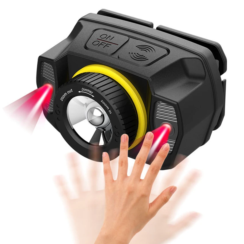 Lampe de sauna à LED aste Xaf +, 400 lumens, batterie 1200 mAh, légère, étanche, rotative, zoomable, 5 modes