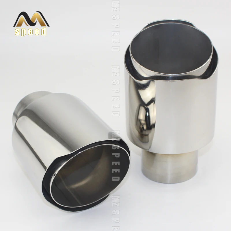 1 piece car accessories Newest Style stainless steel universal exhaust system end pipe+car exhaust tip