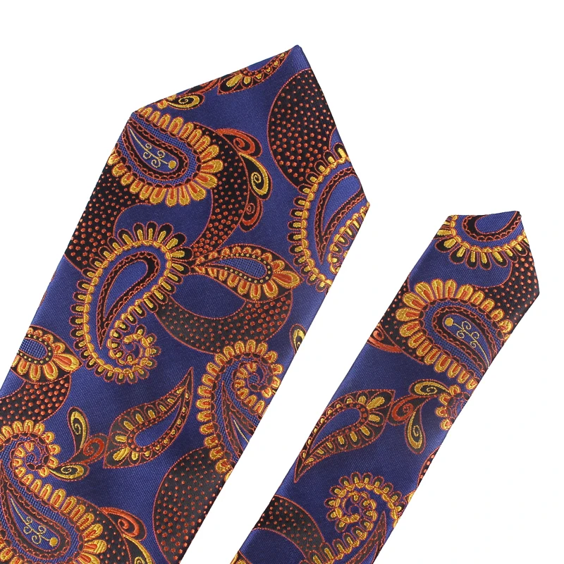 Classic Men Neck Ties Casual Paisley Necktie For Boys Suits Tie For Wedding Business 8 cm Width Male Necktie Gravatas