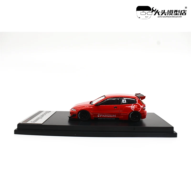 Onemodel MC1/64 Rocket EG6 Red Rabbit Alloy Simulation Diecast Model Car Collection