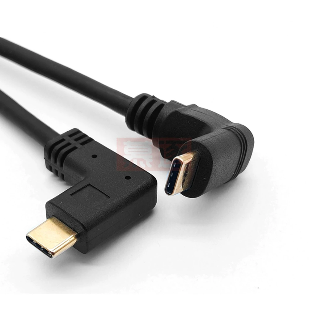 Extensor de cabo de dados, peças pretas, substituição de telefone tipo c macho para macho, tpe, usb 0.3, extensão 10 gb/s, 1ft 2 pés 1.8m-3.1 m