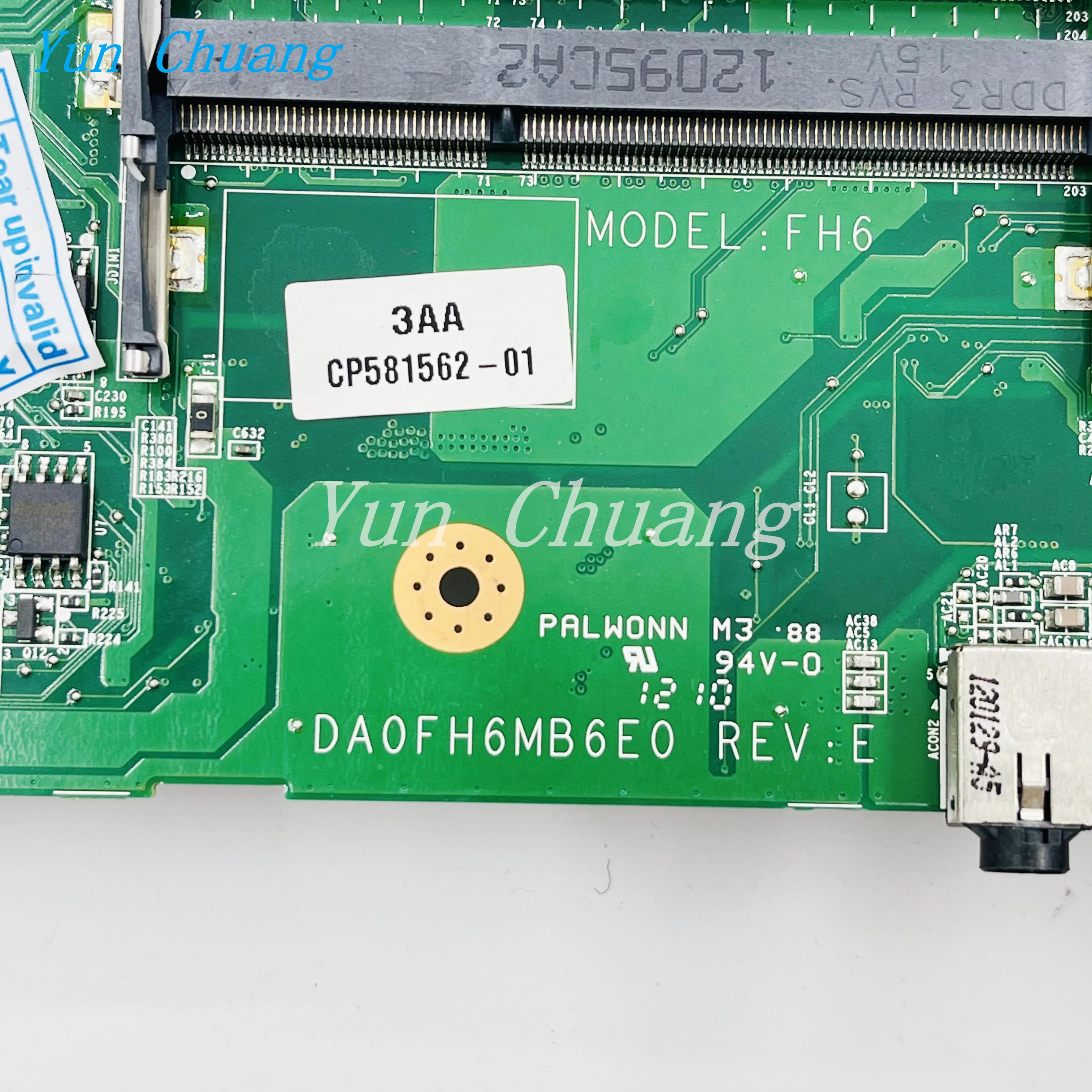 Carte mère pour ordinateur portable FUJITSU AH532, CP581562-01, modèle SLJ8E HM76, DDR3, 100%, fonctionne bien