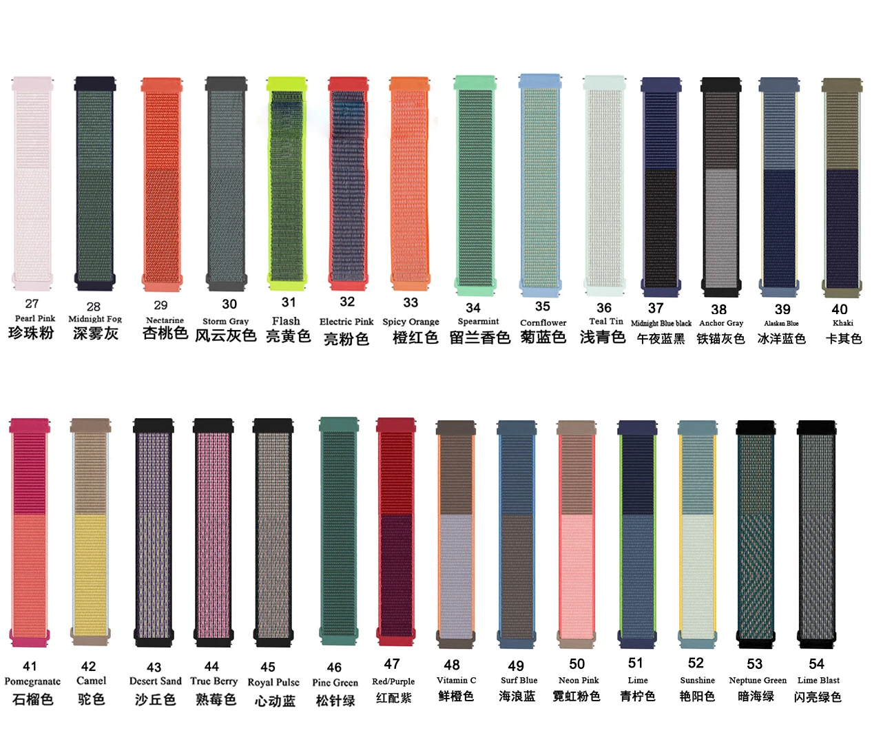 20มม.ห่วงไนลอนทอสำหรับ Samsung Galaxy 3 41MM Active 2 40/44มม.สายรัดข้อมือสำหรับ Galaxy 42MM Correa สร้อยข้อมือ