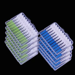 200pcs Silicone Interdental Brush Brush For Teeth Cleaning Between Teeth Soft Tooth Brush Hilo Dental Brace Toothpick