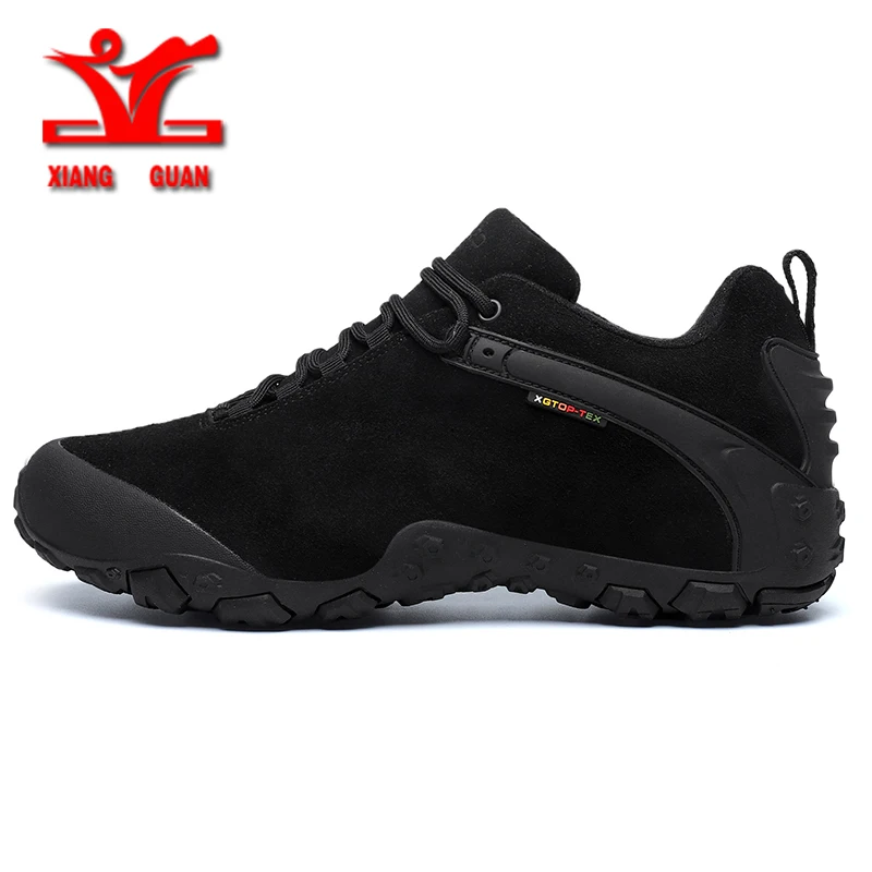 XIANGGUAN 2021 Hiking Shoes Men Slip Resistant Waterproof Hiking Sneaker Men High Quality Anti Fur Sports Sneakers Men Size36-45