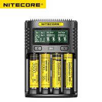 Nitecore UM4 USB four-slot QC Charger Intelligent Circuitry Global Insurance li-ion AA 16340 18650 14500 21700 26650 Charger