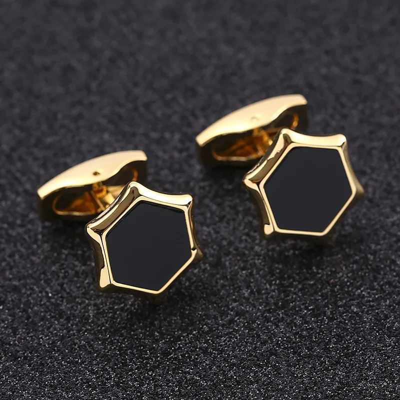 FLEXFIL Jewelry french shirt cufflink for mens Brand designer Cuffs link Button male High Quality H Luxury Wedding wholesale