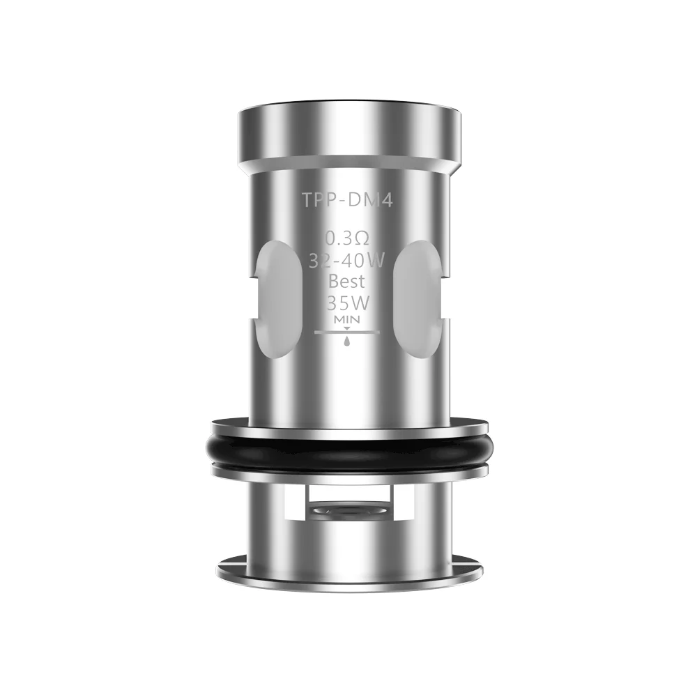 VOOPOO TPP DM4ตาข่าย Coil 0.3ohm ความต้านทาน RDL 32-40W Fit VOOPOO ลาก3ลาก X S Pro ลาก X Plus TPP Pod ถัง Vape E-Cigarette