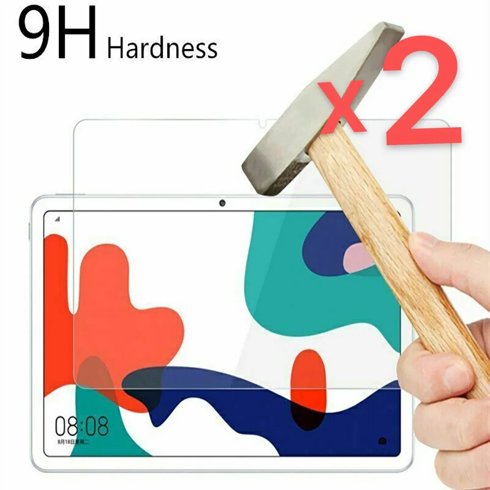 2Pcs Tablet Tempered Glass Screen Protector Cover for Huawei Matepad 10.4 Inch Full Coverage Protective Film