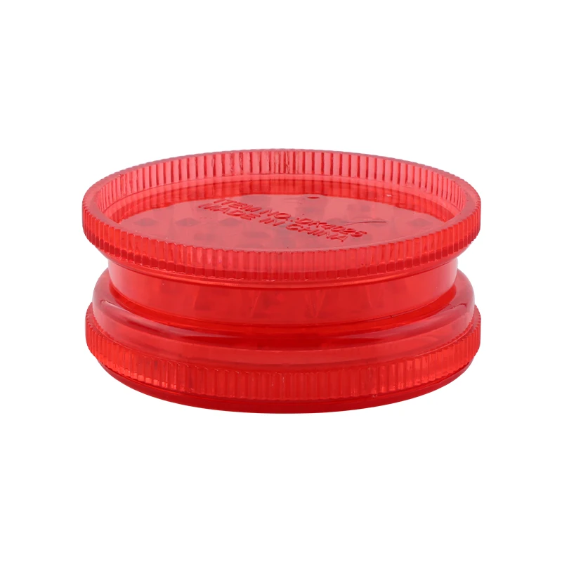 3Parts Plastic Tobacco Smoke Grinder Herb Cheap Spice Crushers 60mm Smoke Herb Tobacco Grinder For Smoking Accessories