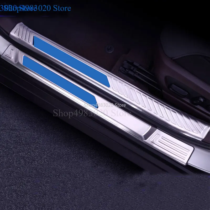 

for Lexus Es ES200 ES260 ES300h 2018 2019 Car Door Sill Strip Trims Stainless Steel Anti-scratch Interior Mouldings Accessories