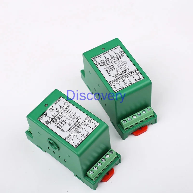 Single-phase AC Current Collector 1 Channel Perforated Measurement Detection Module 0.2 Precision Transmission RS485 Output