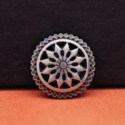 30Pcs Diy Antique Silver Floral Sun Star Leathercraft Stud Rivet Luggage Bag Accessories Concho