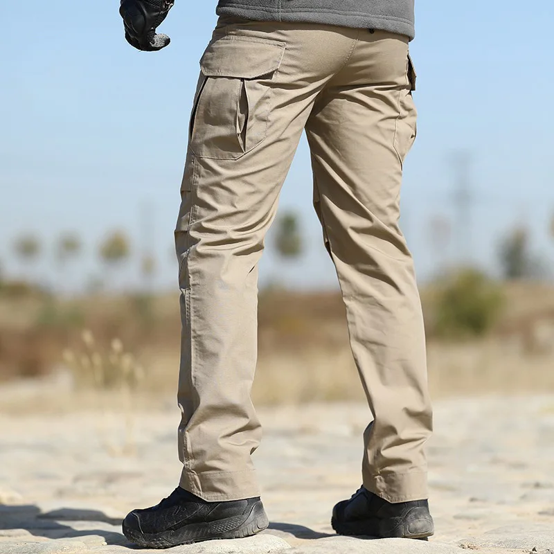 Water Proof Men Cargo Pants With Pockets New Special Force Training Pants Tactical New Cargo Pants Men Elastic Outdoor