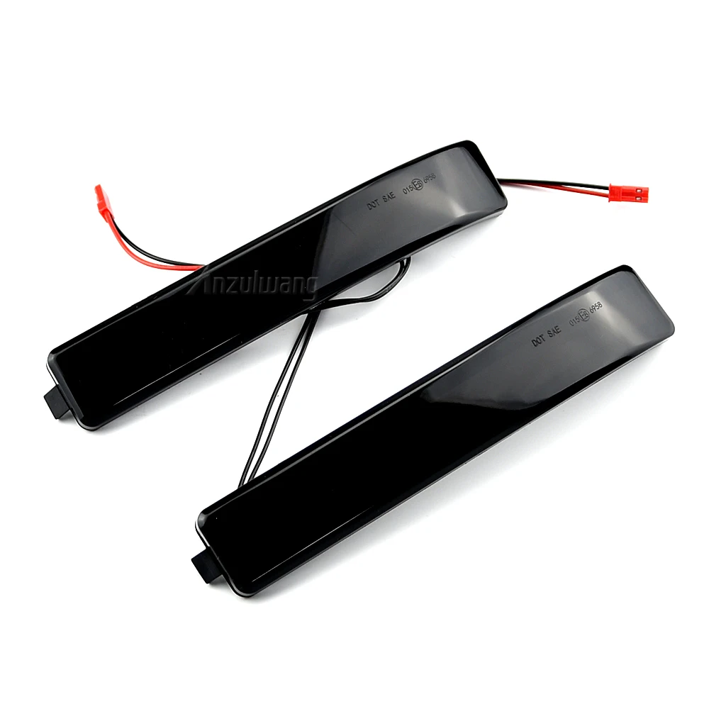 

Smoked LED Side Wing Dynamic Turn Signal Light Flowing Rearview Mirror Indicator Blinker Light for Ford F150 SVT Raptor 09-2014