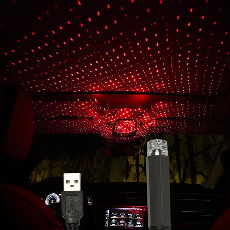 

Mini USB Decorative Lamp LED Car Roof Star Night Styling Light FOR Haima 3 7 M3 M6 S5 JAC J2 J3 J4 J5 J7 S1 S3 Auto Accessories