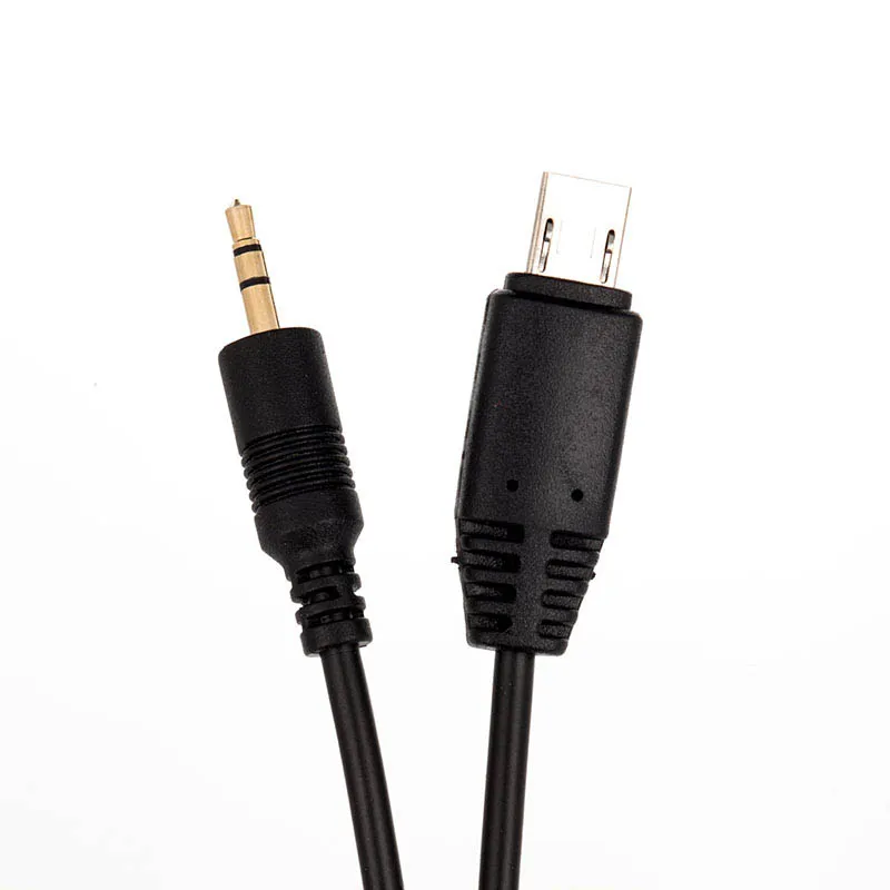 Cable de liberación de obturador de Control remoto N3, E3, S1, L1, con enchufe de 90 grados, S2, E2, UC1, Cable en espiral para Canon, Sony, Fujifilm, Panasonic