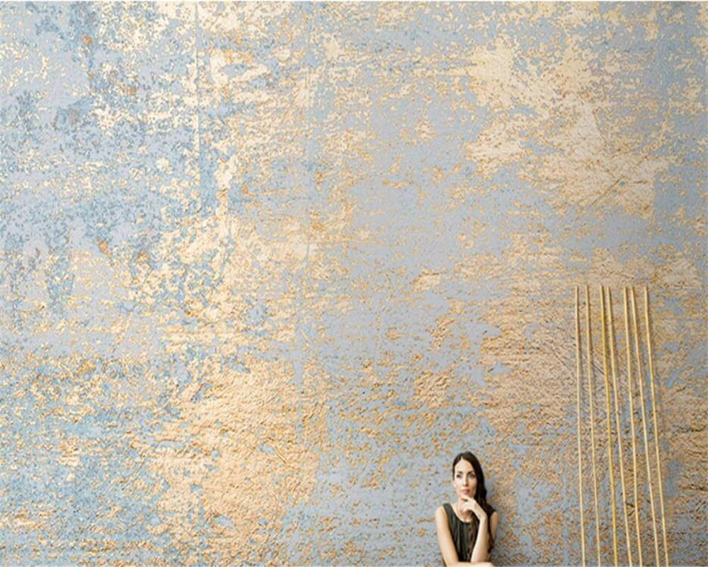 beibehang Nordic retro abstract old wall wallpaper personality living room TV background mural wall paper bedroom wall covering