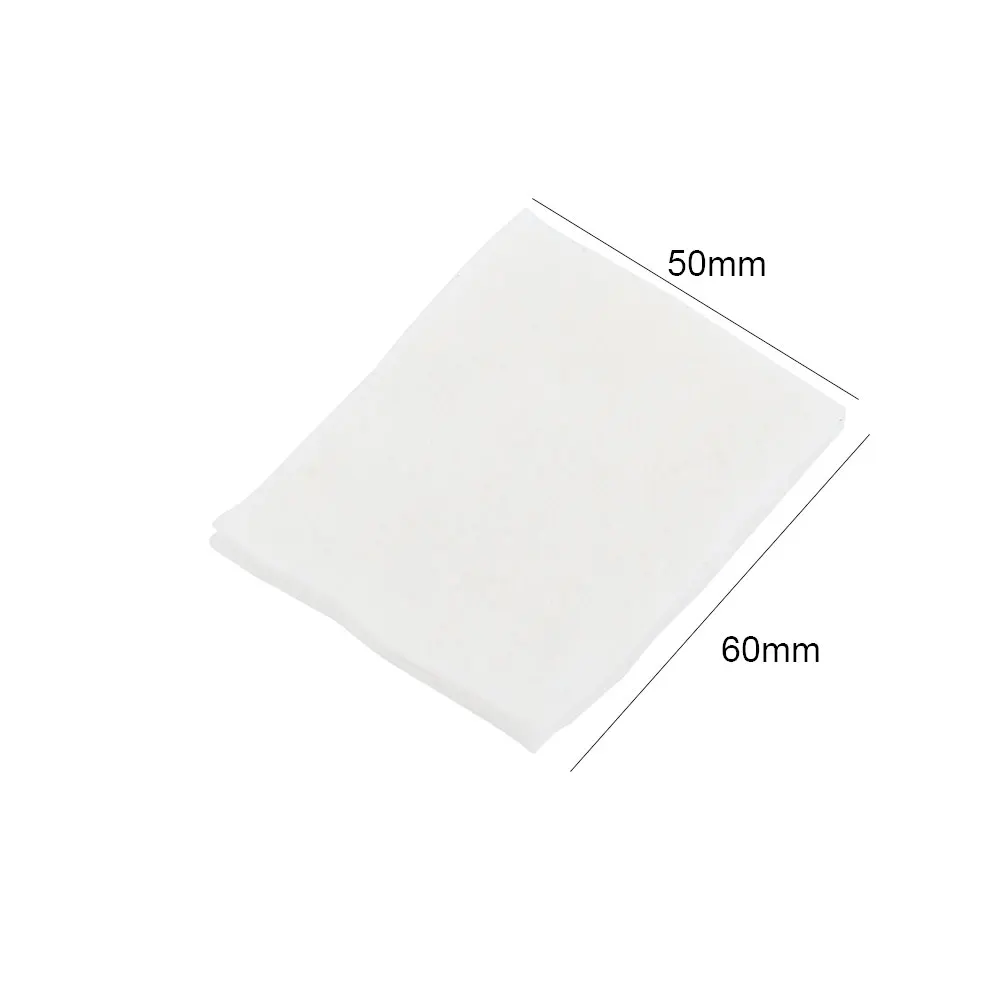 Pure Japanese Organic Cotton Pads Unbleached 60x50mm for DIY Project Wick Cotton RDA Atomizer Vape Coil Building Tool