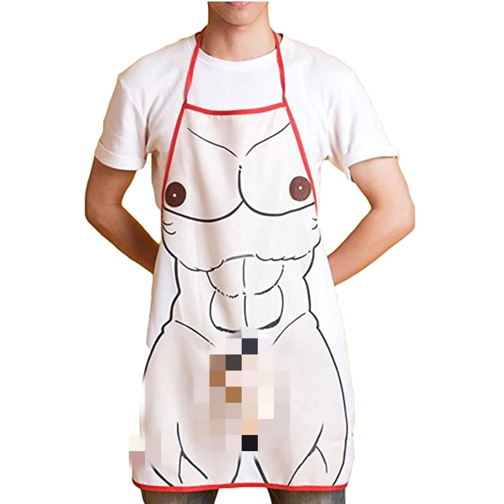 

Funny Sexy 3D Breast Printed Apron Sexy Kitchen Cooking Delantal Party Avental Fancy Dress Tablier Cuisine For Lover Gift