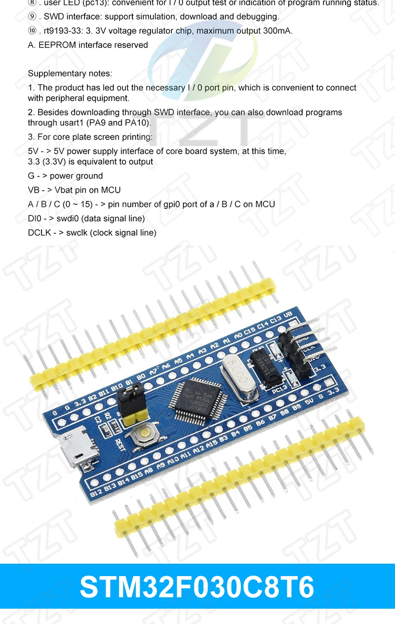 ST-LINK V2 Simulator Download Programmierer STM32F103C8T6 ARM STM32 Minimum System Development Board STM32F401 STM32F411 – Detail 20