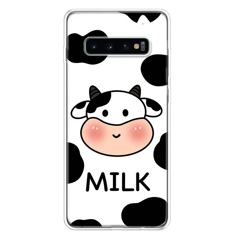 Dairy Cattle Cow Speckle Cute Phone Case For Samsung Galaxy A55 A54 A53 A52 A15 A14 A13 A12 A35 A34 A33 A32 A25 A24 A23 A22 A04S