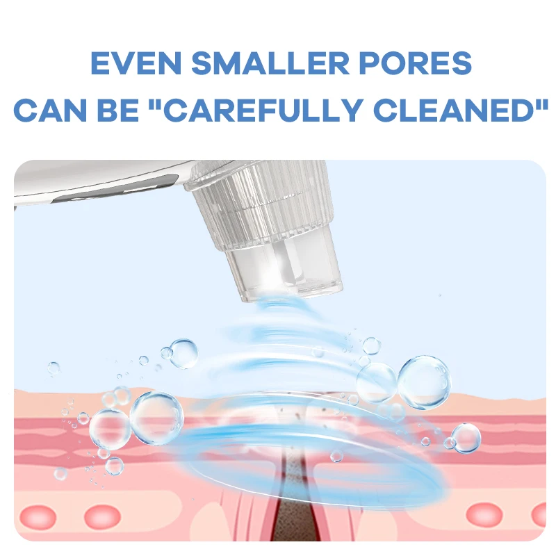 Elektrische Vakuum Blasen Mitesser Akne Poren Reiniger Wasser Zyklus Haut Tief Reinigung USB Aufladbare Kleine Schönheit Pflege Werkzeuge