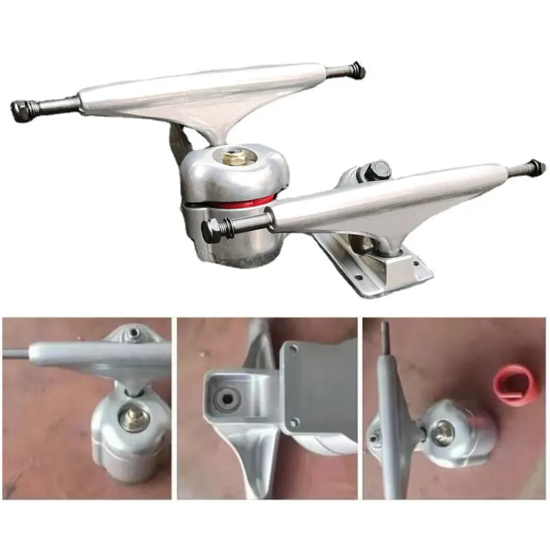 New Land Surfing Skateboard Bridge S6 Water Bridge Rear Axle With Gasket Bridge Surfskate Trucks Skateboard Steering Support