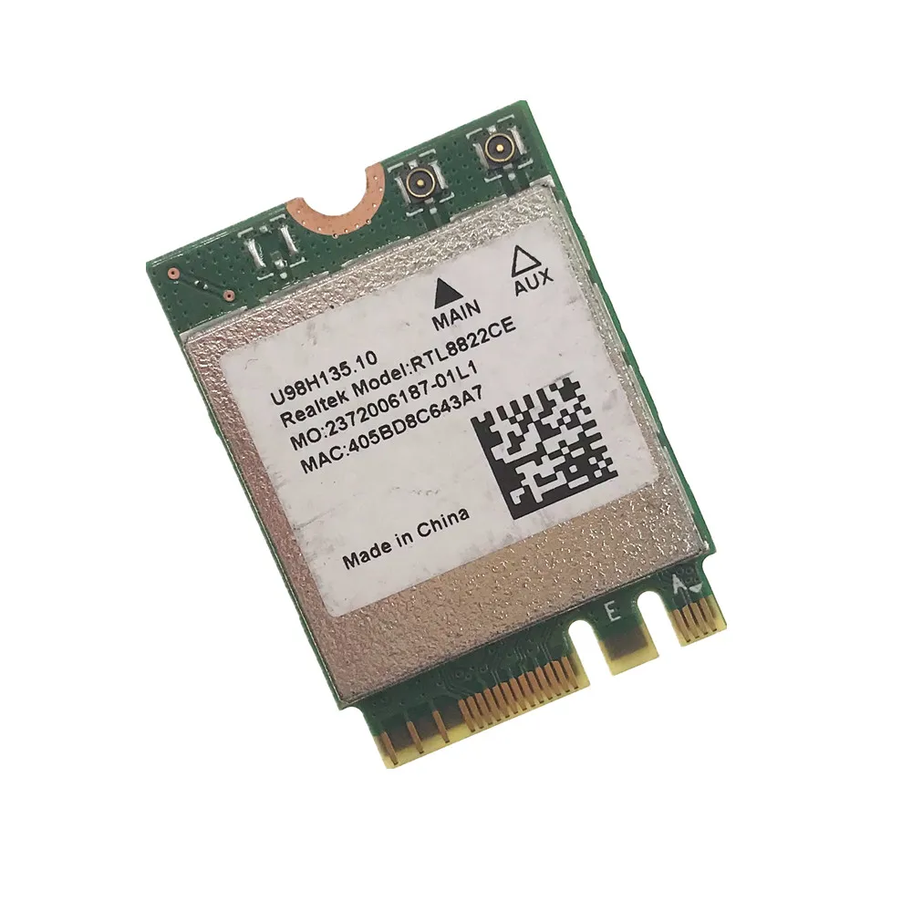 For Realtek RTL8822CE 802.11AC 867Mbps WiFi Bluetooth 5.0 NGFF Card