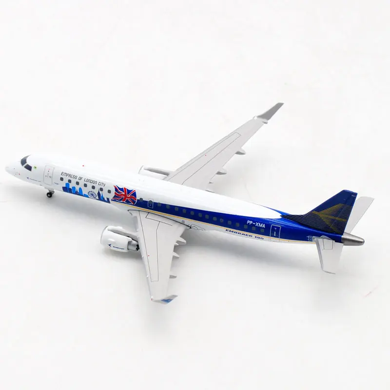 

Embraer E190 Brazil E-190 Emb-190 PP-XMA EMBRAER Airline Diecast 1/400 Scale Airplane Model Aircraft Plane Toys Adult