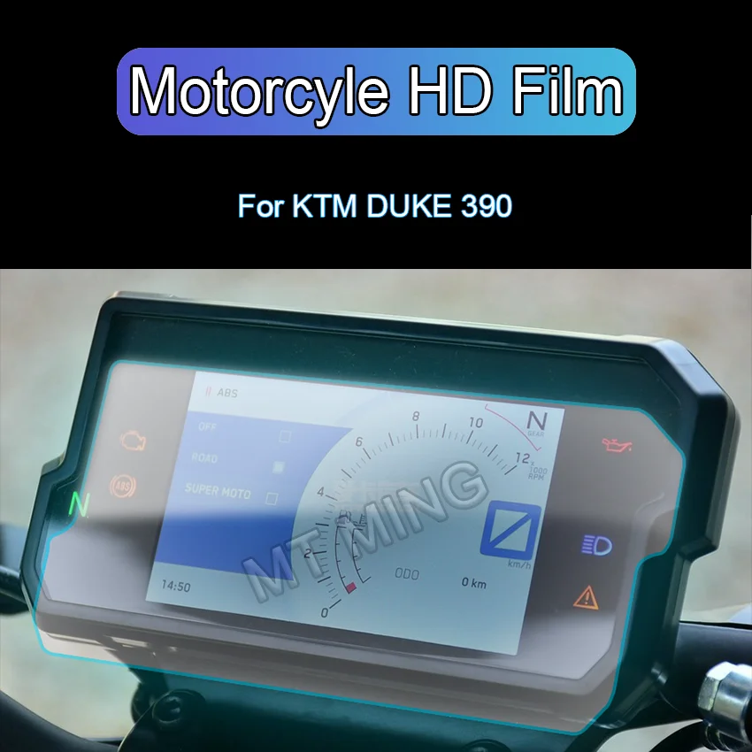 Motorcycle Speedometer Scratch Proof TPU Protection Film Dashboard Screen Instrument Film for KTM 390 DUKE