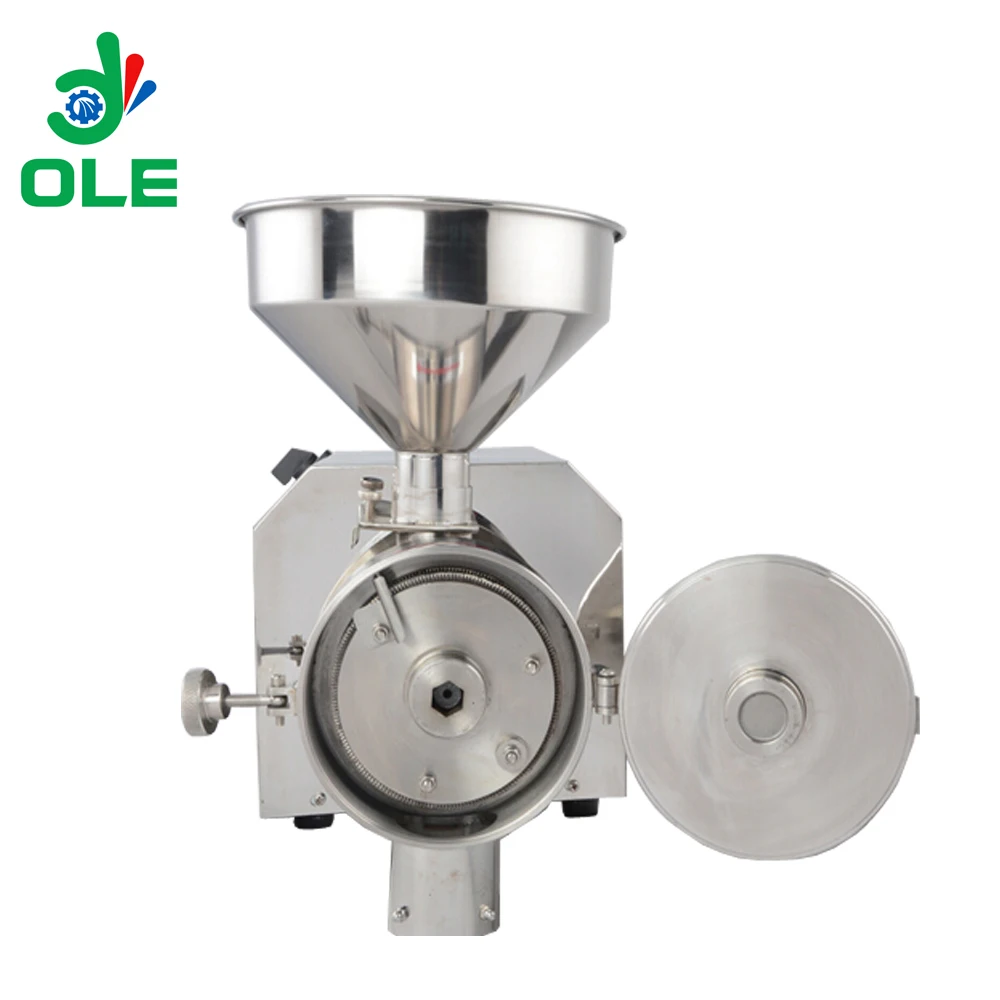 Máquina trituradora de granos de café para uso doméstico, trituradora de maíz de grano comercial de 30-50 kg/h