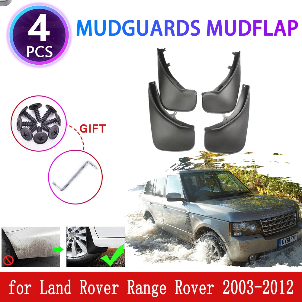 

for Land Rover Range Rover L322 2003~2012 Mudguard Mudflap Fender Flaps Splash Guard Protect Car Accessories 2005 2007 2009 2010