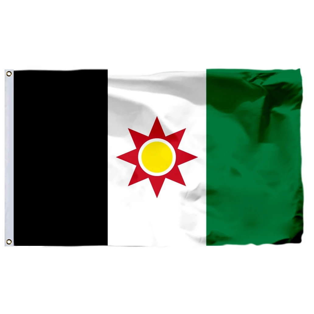 Iraq 1959 Flag 90x150cm 3x5ft 60x90cm 100D Polyester Double Stitched High Quality Banner Ensign