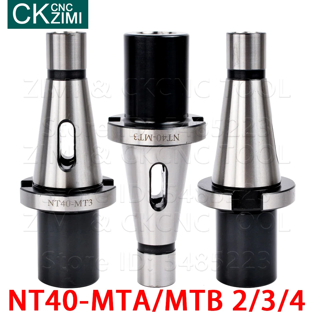 NT40 MTA2 MTA3 MTA4 NT40 MTB4 NT 7:24 MTA MTB Milling tool holder Morse taper Flat Tail Drill Stem Cutter Handle CNC Arbor tools