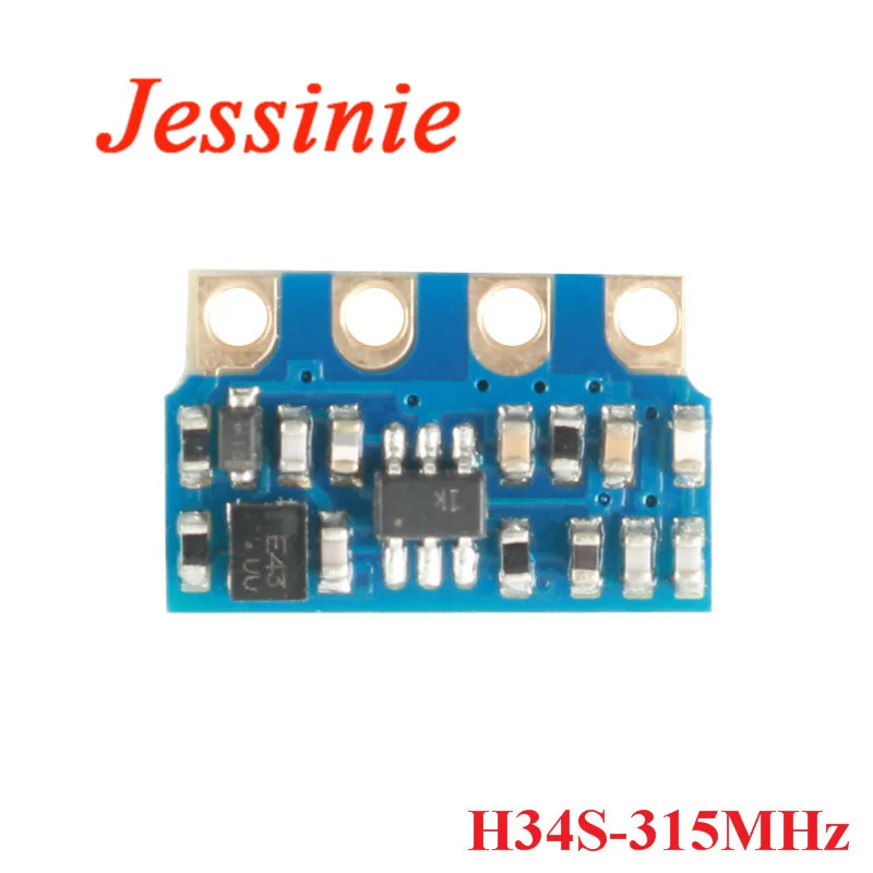 โมดูลส่งสัญญาณ RF 433MHz 315MHz โมดูลการส่งสัญญาณแบบไร้สายรีโมทคอนโทรลการส่งสัญญาณระยะไกล H34P H34S H34C H34A